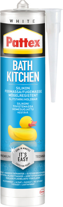 Pattex Easy Silikon hvit 300 ml